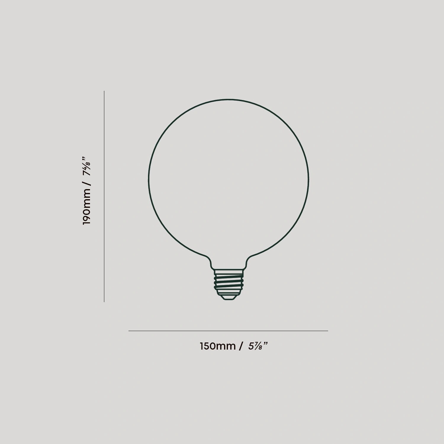 Matte Globe Dim-to-Warm Bulb