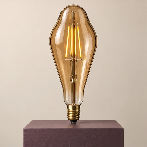 Illustrative sculptural statement bulb